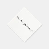 Erstellen Sie Ihre eigenen Serviette (Ecke)