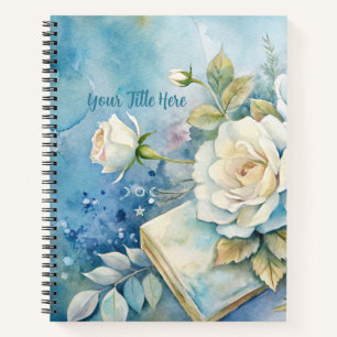 Erstellen Sie Ihre eigenen shabby-chic gelben Rose Notizblock