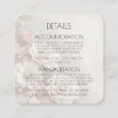 Erstellen Sie Ihre eigenen Shabby Chic-Hochzeitspa Begleitkarte (Vorderseite)