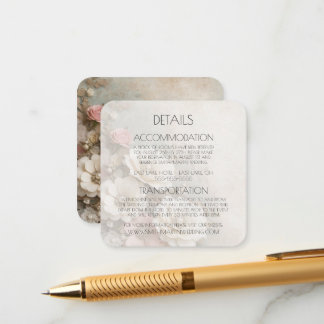 Erstellen Sie Ihre eigenen Shabby Chic-Hochzeitspa Begleitkarte