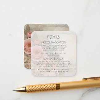 Erstellen Sie Ihre eigenen Shabby Chic Pink Paper- Begleitkarte