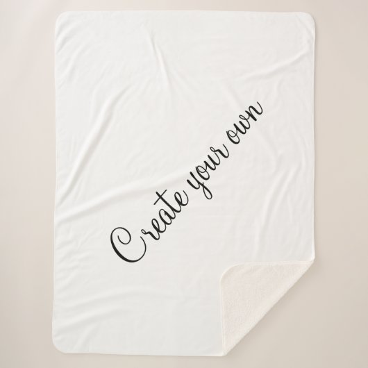 Erstellen Sie Ihre eigenen Sherpadecke (Vorderseite)