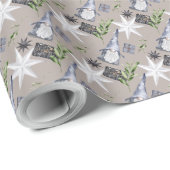 Erstellen Sie Ihre eigenen Silver Hyge Gnomes & St Geschenkpapier (Rolleneckpunkt)