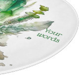 Erstellen Sie Ihre eigenen Smaragdgrünen Kristalle Schneidebrett (Ecke)