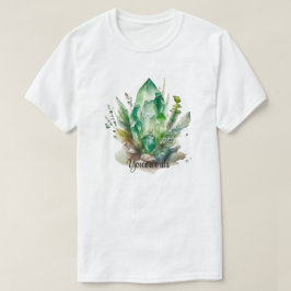 Erstellen Sie Ihre eigenen Smaragdgrünen Kristalle T-Shirt