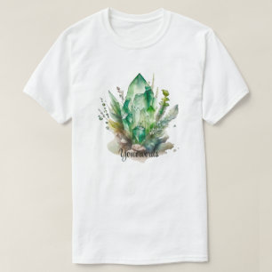 Erstellen Sie Ihre eigenen Smaragdgrünen Kristalle T-Shirt