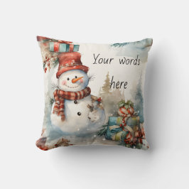 Erstellen Sie Ihre eigenen Snowman-Geschenke Kissen