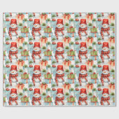 Erstellen Sie Ihre eigenen Snowman-Präsentationen Geschenkpapier (Flach)