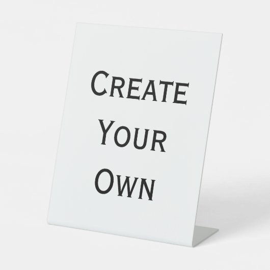 Erstellen Sie Ihre eigenen Sockelschild (Vorderseite)