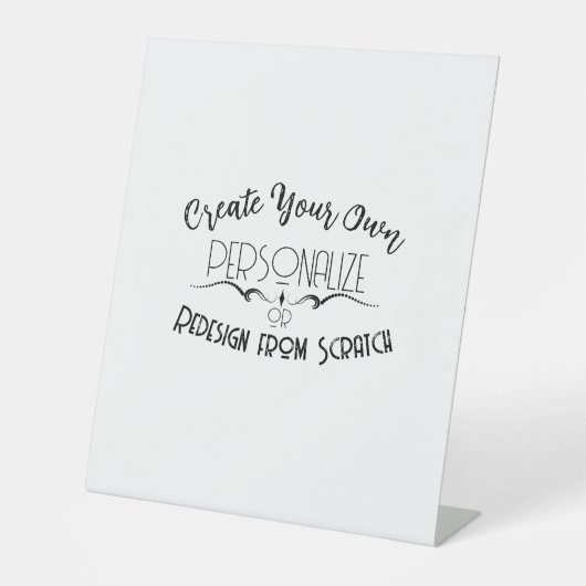 Erstellen Sie Ihre eigenen Sockelschild (Vorderseite)