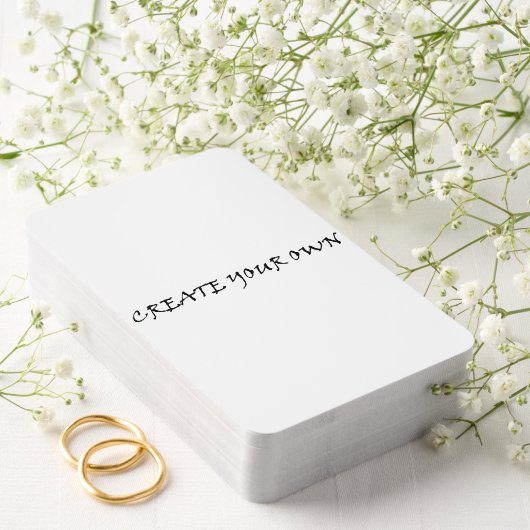 Erstellen Sie Ihre eigenen Spielkarten (Insitu (Hochzeit))