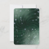 Erstellen Sie Ihre eigenen - Spiral Starry Sky RSVP Karte (Rückseite)