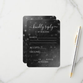 Erstellen Sie Ihre eigenen - Spiral Starry Sky RSVP Karte