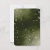 Erstellen Sie Ihre eigenen - Spiral Starry Sky RSVP Karte (Rückseite)