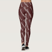 Erstellen Sie Ihre eigenen Sportteam-Leggings Leggings (Rückseite)