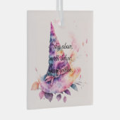 Erstellen Sie Ihre eigenen Spring Rainbow Hexenhut Ornament Aus Glas (Vorderseite Rechts)