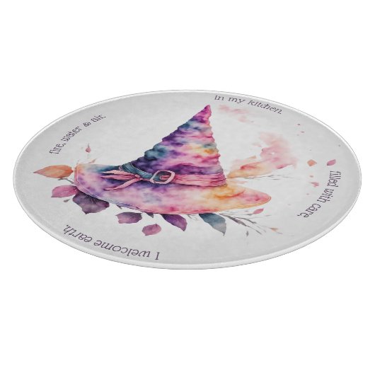 Erstellen Sie Ihre eigenen Spring Rainbow Hexenhut Schneidebrett (Ecke)