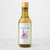 Erstellen Sie Ihre eigenen Spring Rainbow Hexenhut Weinetikett (Vorderseite)