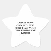 Erstellen Sie Ihre eigenen Stern-Aufkleber (Vorderseite)