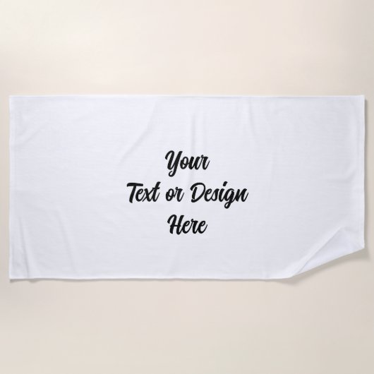 Erstellen Sie Ihre eigenen Strandtuch (Vorderseite)