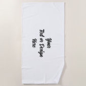 Erstellen Sie Ihre eigenen Strandtuch (Vorderseite)