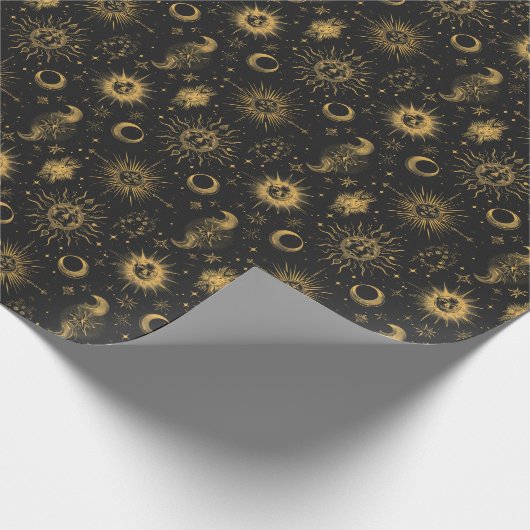 Erstellen Sie Ihre eigenen surrealen Himmelsmond & Geschenkpapier (Ecke)