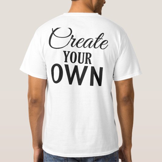 Erstellen Sie Ihre eigenen T-Shirt (Rückseite)