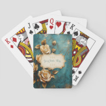 Erstellen Sie Ihre eigenen Teal- und Goldrosen-Spr