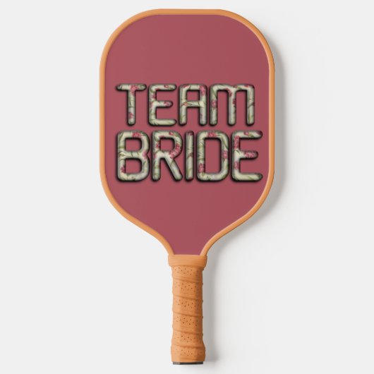 Erstellen Sie Ihre eigenen Team Bridge Fun Games Pickleball Schläger (Vorderseite)