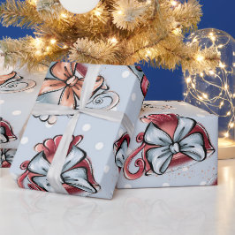 Erstellen Sie Ihre eigenen Teekassen und Bows Geschenkpapier