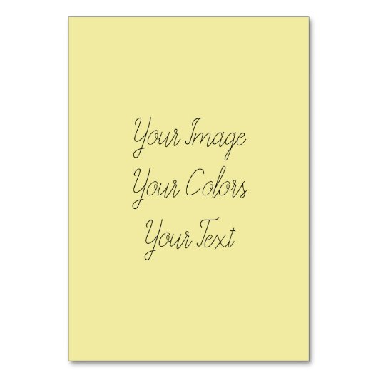 Erstellen Sie Ihre eigenen Tischnummer (Vorderseite)