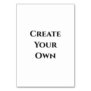 Erstellen Sie Ihre eigenen Tischnummer