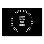 Erstellen Sie Ihre eigenen Tischnummer (Vorderseite)