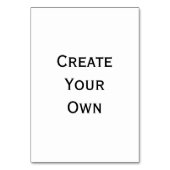 Erstellen Sie Ihre eigenen Tischnummer (Vorderseite)