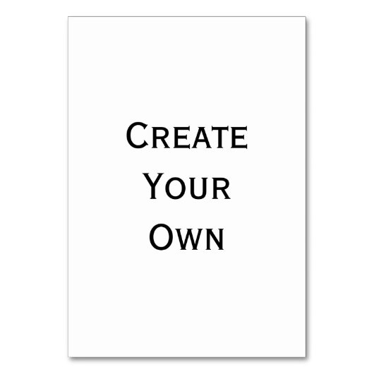 Erstellen Sie Ihre eigenen Tischnummer (Vorderseite)