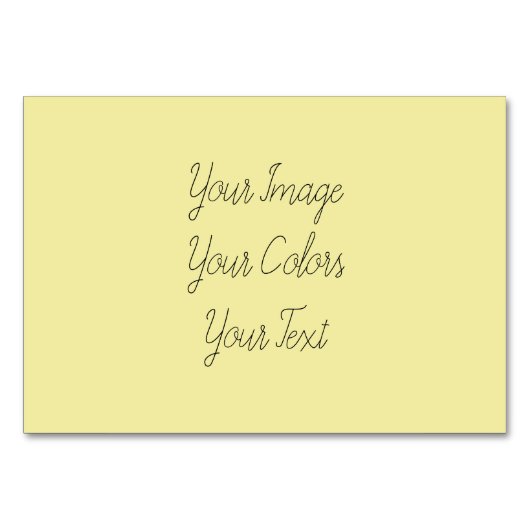 Erstellen Sie Ihre eigenen Tischnummer (Vorderseite)