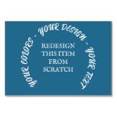 Erstellen Sie Ihre eigenen Tischnummer (Vorderseite)