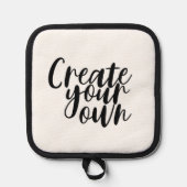 Erstellen Sie Ihre eigenen Topflappen (Vorderseite)