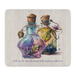 Erstellen Sie Ihre eigenen Trankflaschen Schneidebrett