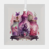 Erstellen Sie Ihre eigenen Trinkflaschen Ornament Aus Glas (Rückseite)