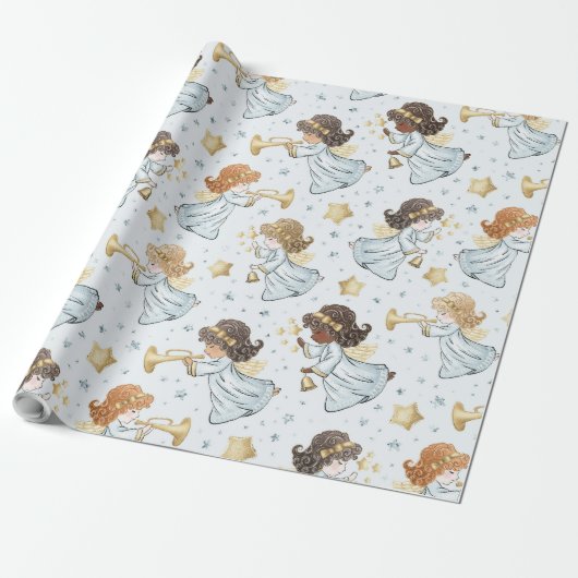 Erstellen Sie Ihre eigenen Trumpf-Engel Geschenkpapier (Ungerollt)