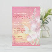 Erstellen Sie Ihre eigenen Tulip Butterfly-Party E Einladung (Stehend Vorderseite)