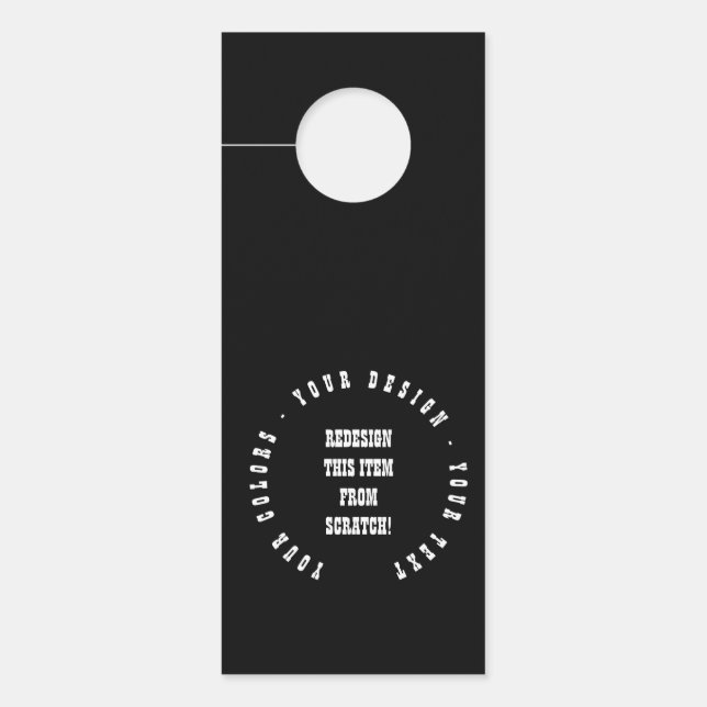 Erstellen Sie Ihre eigenen Türanhänger (Vorderseite)