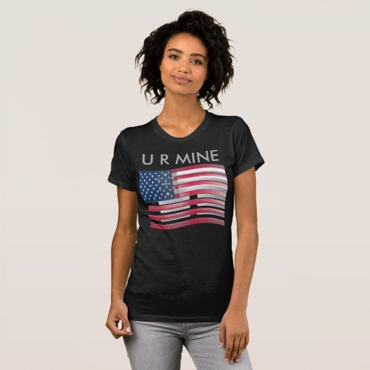 Erstellen Sie Ihre eigenen U R Mine USA T-Shirt (Vorne ganz)