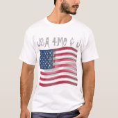 Erstellen Sie Ihre eigenen USA für mich und Sie T-Shirt (Vorderseite)