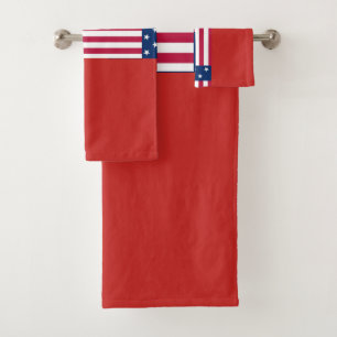 Erstellen Sie Ihre eigenen USA Hope Flag Farben Ba Badhandtuch Set