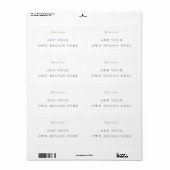 Erstellen Sie Ihre eigenen Versandmarken (Vorne)