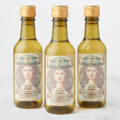 Erstellen Sie Ihre eigenen Viktorianischen Hohepri Weinetikett (Flaschen)