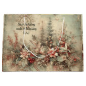 Erstellen Sie Ihre eigenen Viktorianischen Weihnac Große Geschenktüte (Vorderseite)