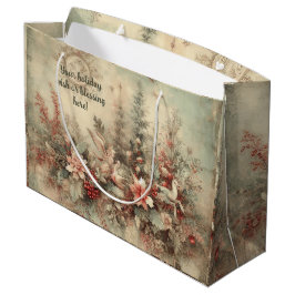 Erstellen Sie Ihre eigenen Viktorianischen Weihnac Große Geschenktüte